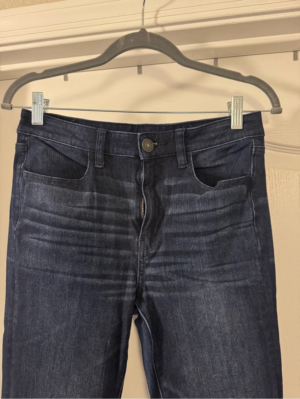 American Eagle Outfitters The Dream Jean Dark Wash Skinny Jeans - Picture 2 of 10